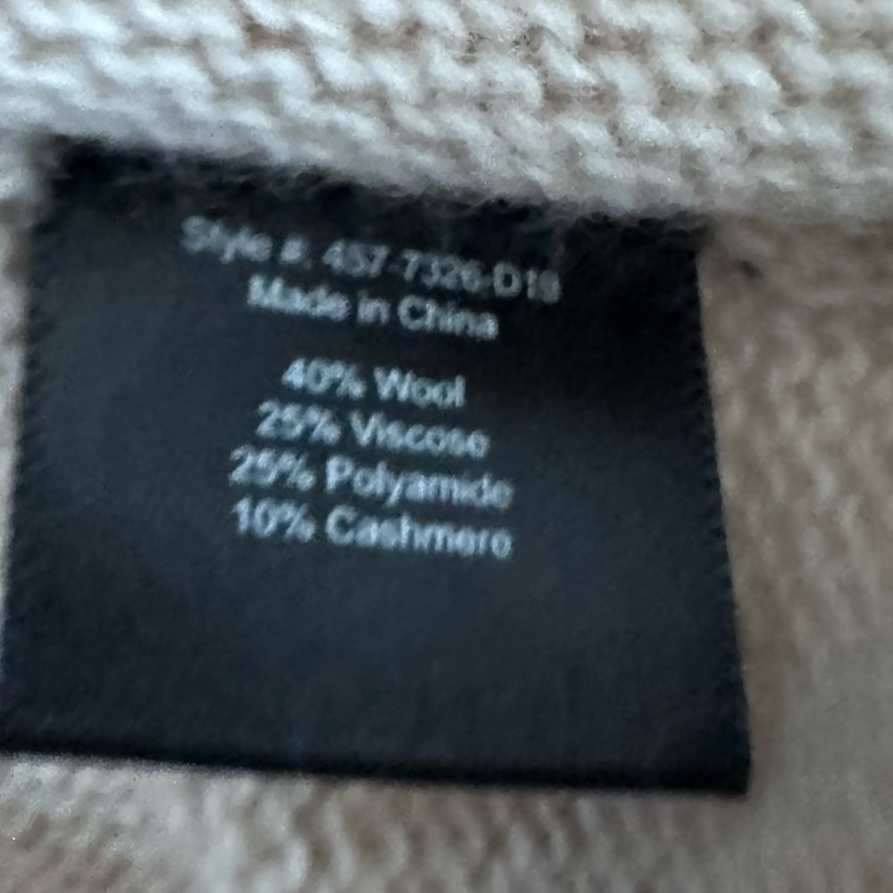 NWT Jenni Kayne Sweater Everyday Crewneck Wool Blend in Oatmeal Cream - Picture 11 of 11